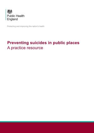 Preventing Suicide in Public Places: a Practice Resource