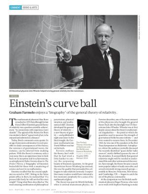 Einstein's Curve Ball