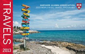 Harvard Alumni Association Worldwide Travel Program 2012