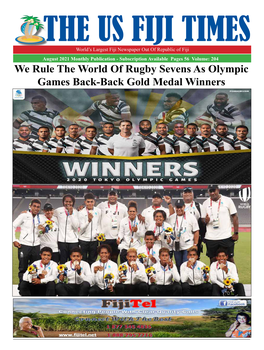 We Rule the World of Rugby Sevens As Olympic Games Back-Back Gold