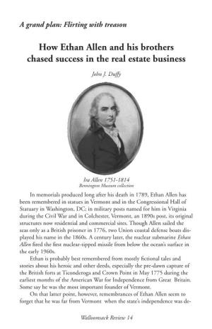 How Ethan Allen and His Brothers Chased Success in the Real Estate Business