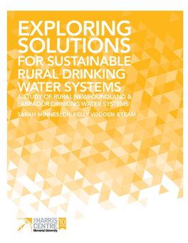 Exploring Solutions for Sustainable Rural Drinking Water Systems