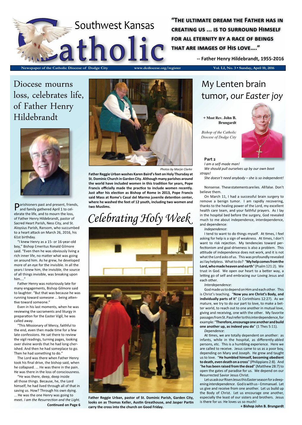 Diocese Mourns Loss, Celebrates Life, of Father Henry Hildebrandt