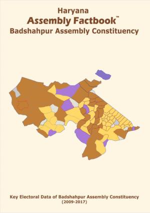 Badshahpur Assembly Haryana Factbook