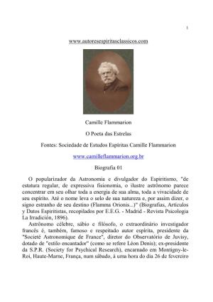 Camille Flammarion O Poeta Das