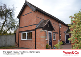 The Coach House, the Grove, Barkby Lane | Barkby|Leicestershire|LE7 2BB