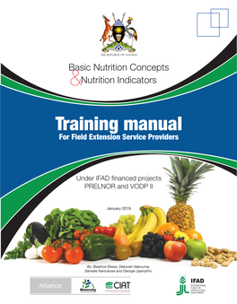 Training Manual for Field Extension Service Providers