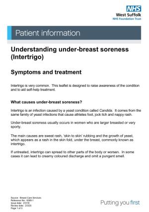 Understanding Under-Breast Soreness (Intertrigo)