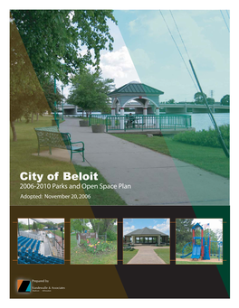 2006-2010 Parks and Open Space Plan Adopted: November 20, 2006