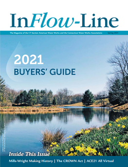 Inflow-Line the Magazine of the CT Section American Water Works and the Connecticut Water Works Associations Summerspring 20202021