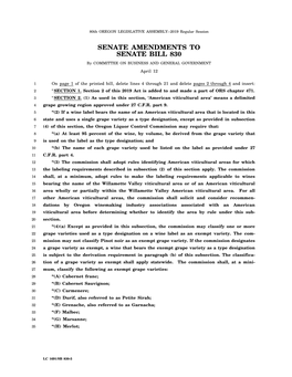 Senate Amendments to Introduced