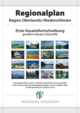 Region Oberlausitz-Niederschlesien Erste Gesamtfortschreibung