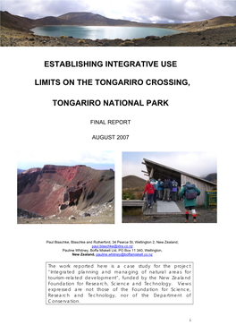 Tongariro Crossing Report