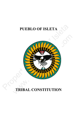 Tribal Constitution 2016