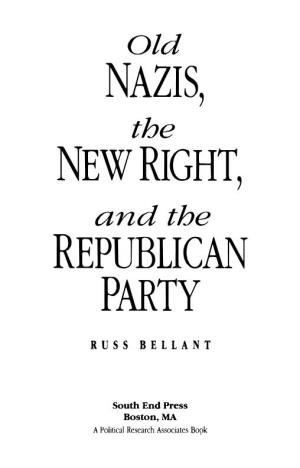 Nazis, New Right, Republican Party