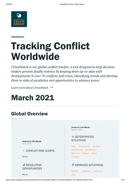 Tracking Conflict Worldwide