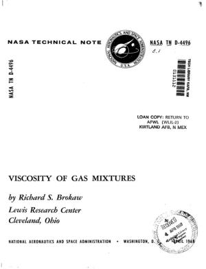 Viscosity of Gas Mixtures