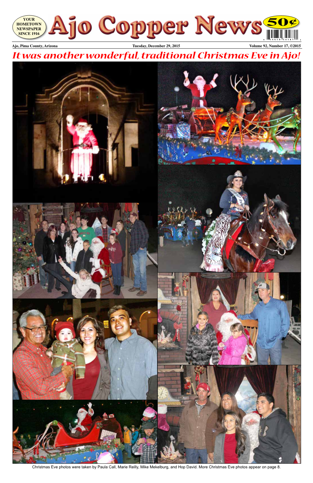 It Was Another Wonderful, Traditional Christmas Eve in Ajo!