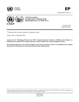 United Nations Environment Programme Mediterranean Action Plan