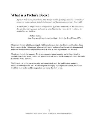 What Is a Picture Book?