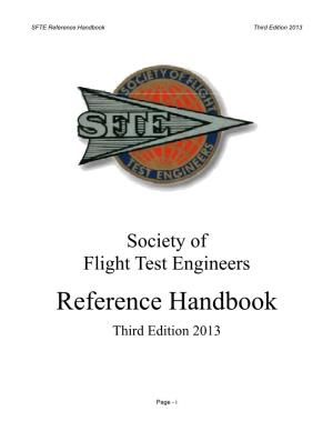 SFTE FTE Reference Handbook
