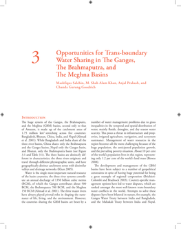Opportunities for Trans-Boundary Water Sharing in the Ganges, The