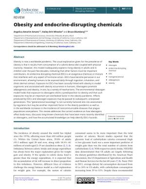 Obesity and Endocrine-Disrupting Chemicals