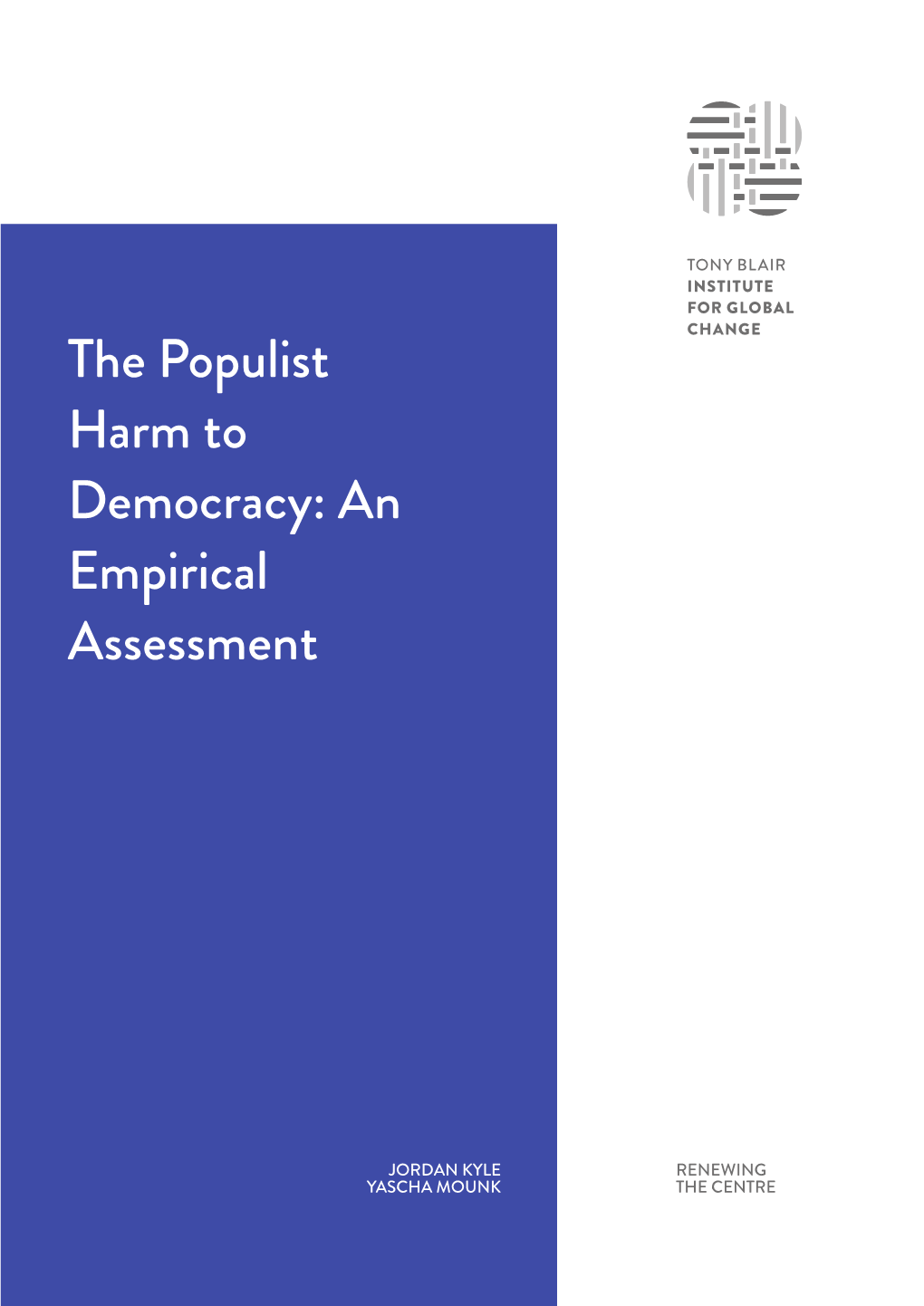 The Populist Harm to Democracy: an Empirical Assessment