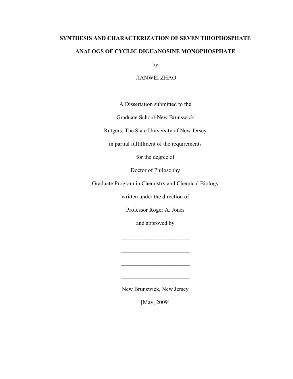 Synthesis and Characterization of Seven Thiophosphate