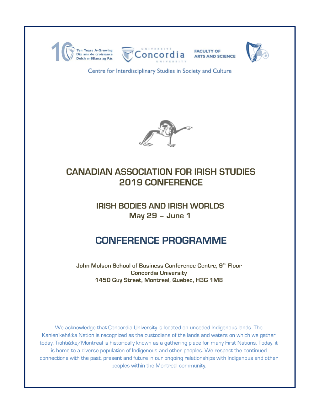 Canadian Association for Irish Studies 2019 Conference