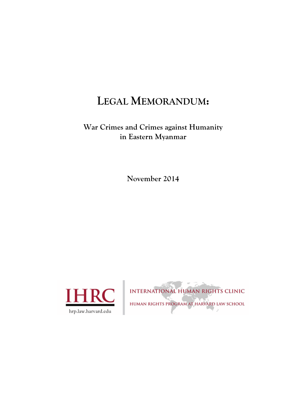 Legal Memorandum