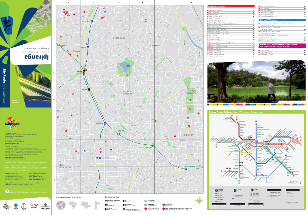 Área Do Mapa / Map Area Legenda