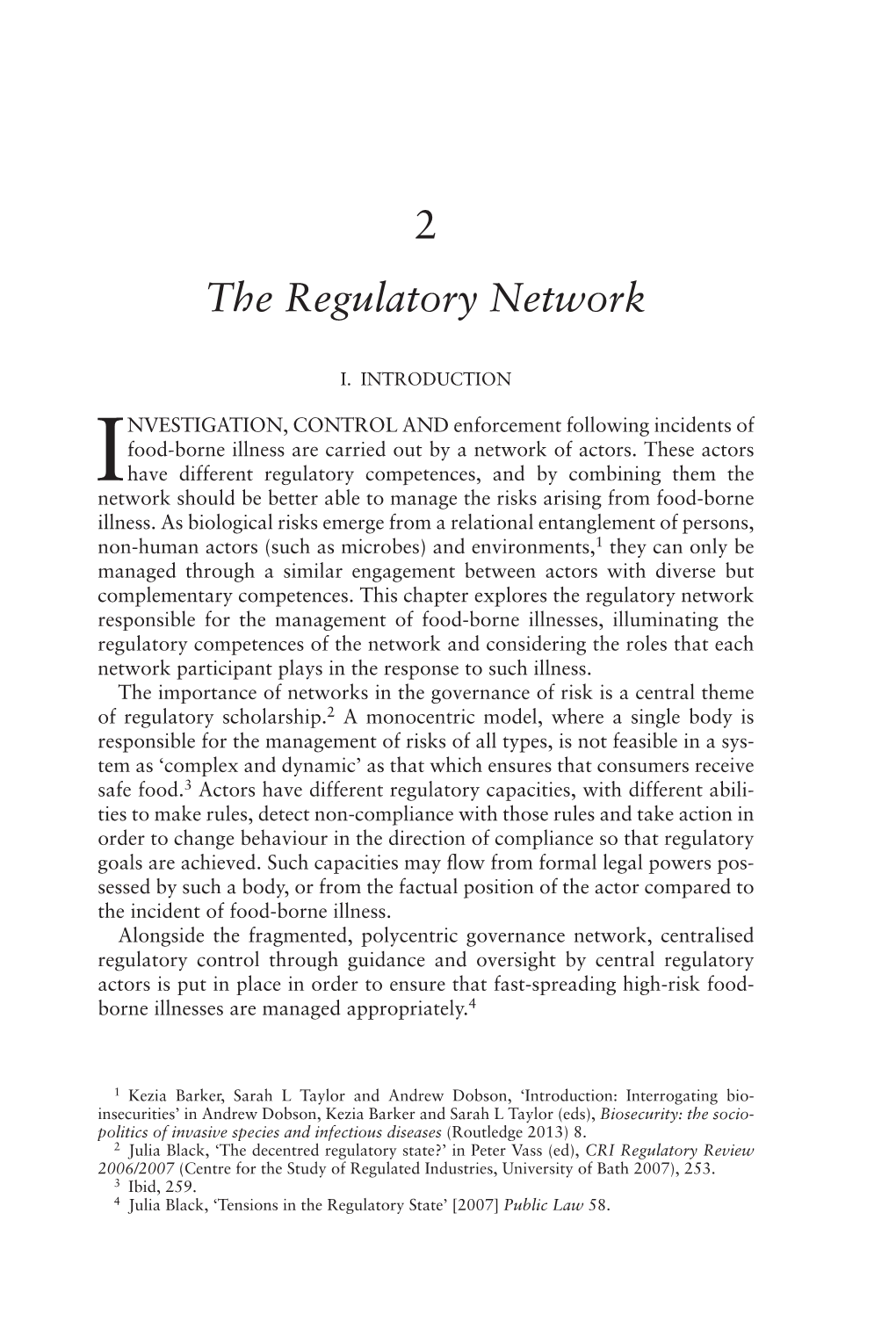 2 the Regulatory Network