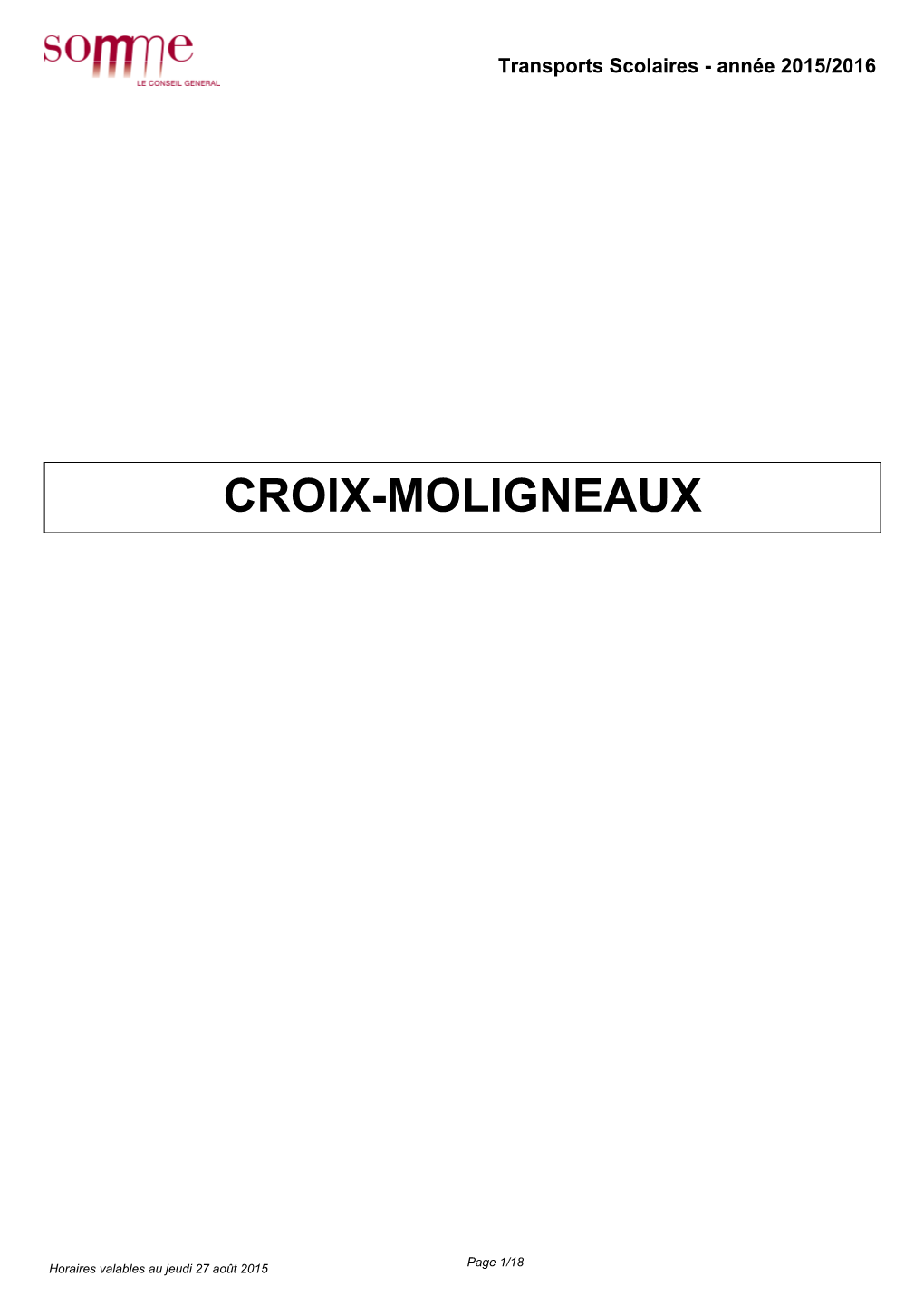 Mairie De Croix Moligneaux