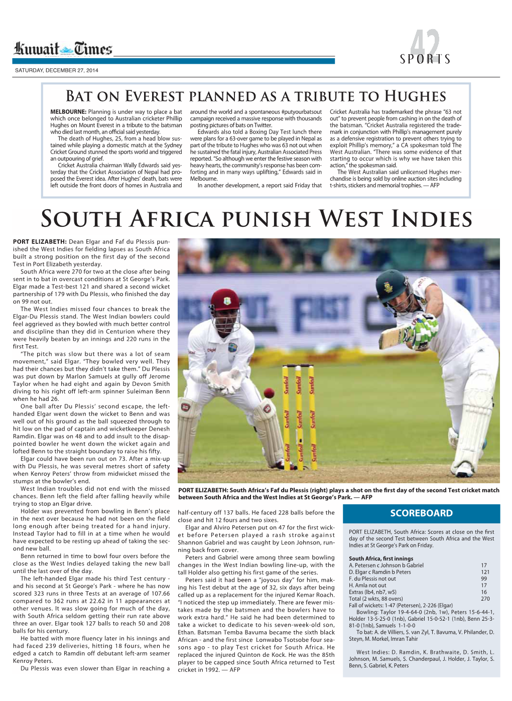 South Africa Punish West Indies