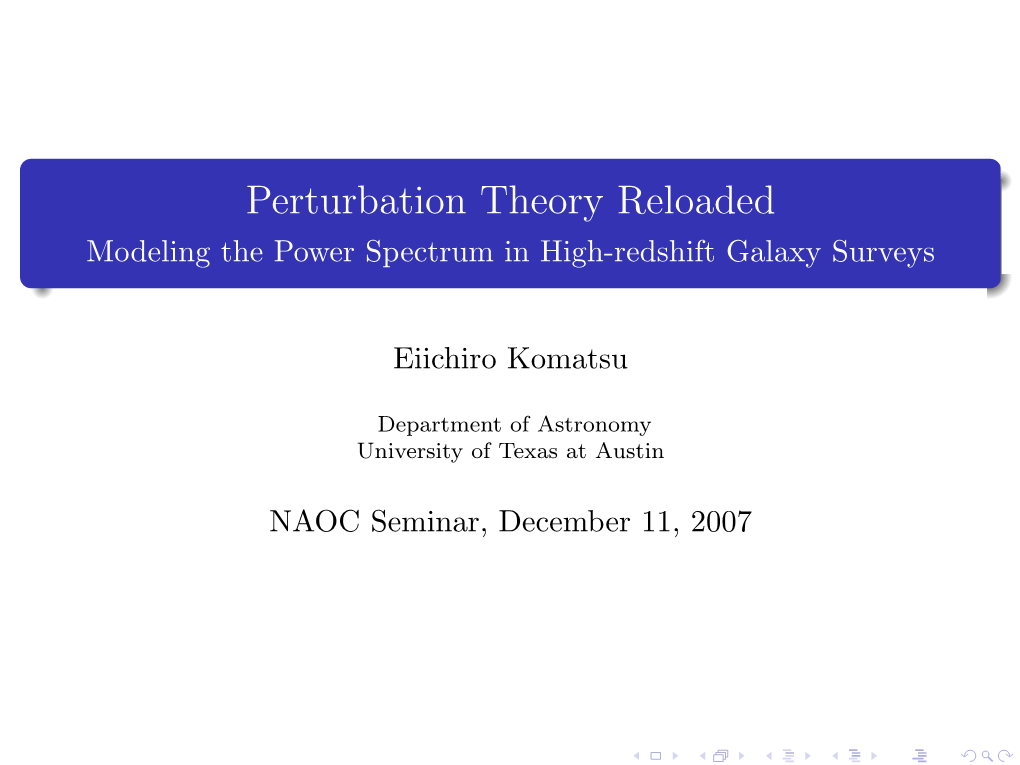 Modeling the Power Spectrum in High-Redshift Galaxy Surveys