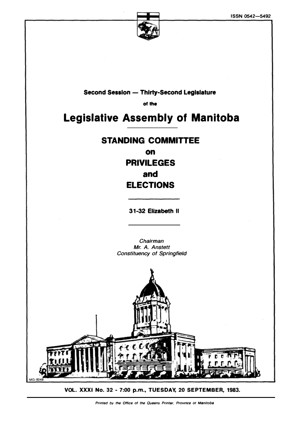 Legislative Assembly of Manitoba