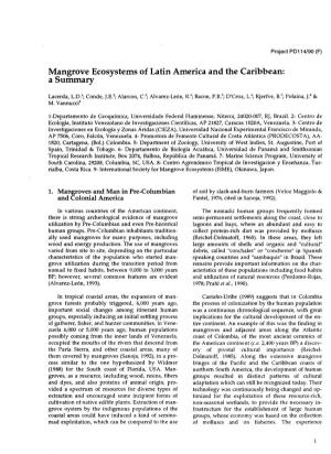 Mangrove Ecosystems of Latin America and the Caribbean: a Summary