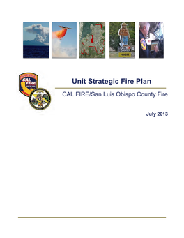 CAL FIRE Unit Strategic Fire Plan