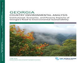 Institutional, Economic, and Poverty Aspects of Georgia's Road to Environmental Sustainability