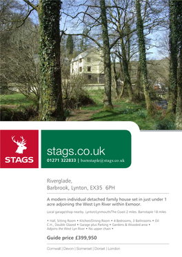 Stags.Co.Uk 01271 322833 | Barnstaple@Stags.Co.Uk