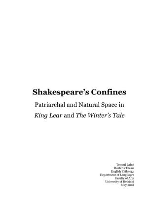 Shakespeare's Confines