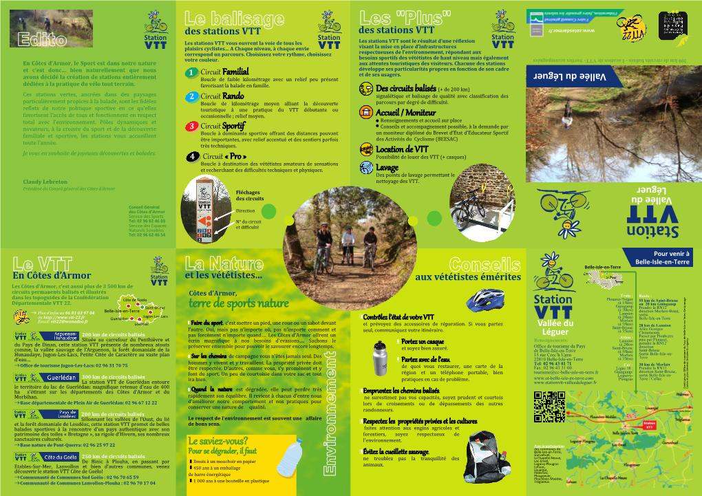 La Carte Des Circuits VTT De La Station