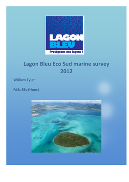 Lagon Bleu Eco Sud Marine Survey 2012