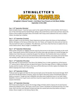Download the Complete Itinerary