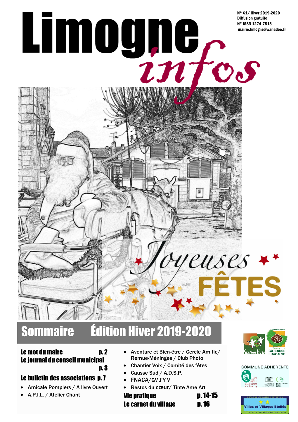 Sommaire Édition Hiver 2019-2020