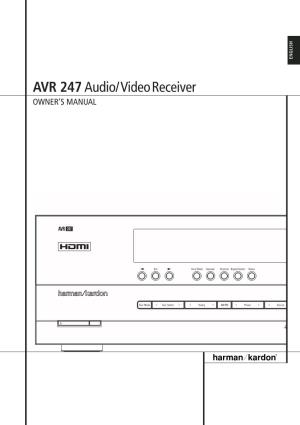 AVR 247Audio/Videoreceiver
