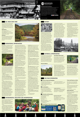 Oil Creek State Park Brochure
