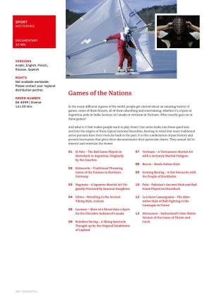 Games of the Nations ORDER NUMBER 06 4599 | Diverse 12 X 30 Min