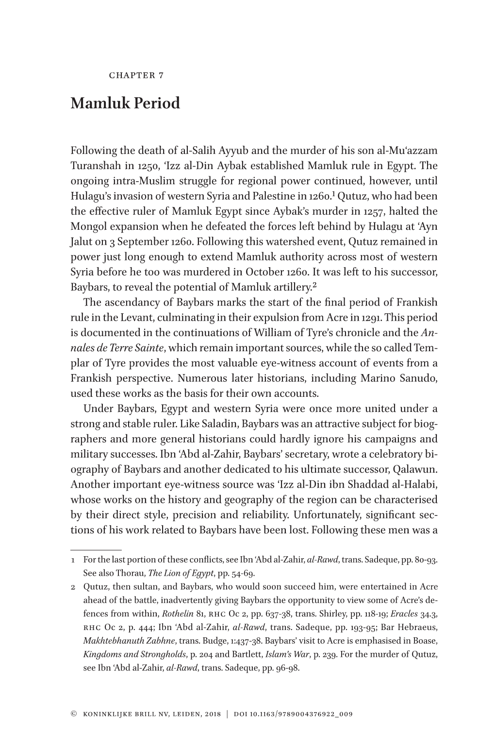 Mamluk Period Full Article Language: En